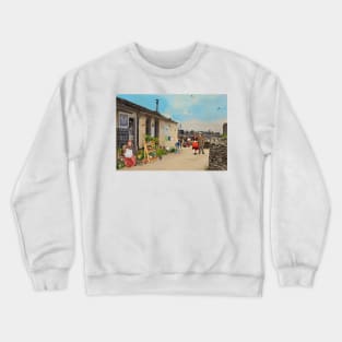 The florist of the adarve of the wall of Lugo Crewneck Sweatshirt